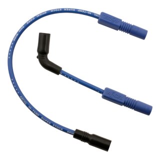Accel, 8mm Ferro Spiral core spark plug wire set. Blue