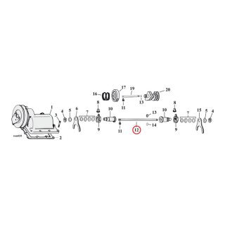 SHIFTER FORK SHAFT