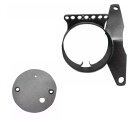 HARLEY XL SPORTSTER BLACK SPEEDO BRACKET 04-20