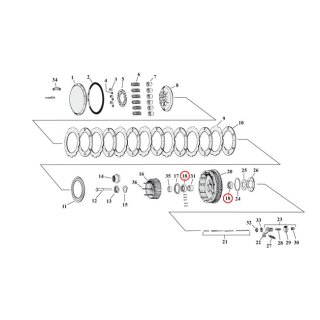 BEARING, CLUTCH SPROCKET