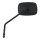 Late OEM style mirror, long stem, left side. Black