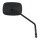 Late OEM style mirror, long stem, right side. Black