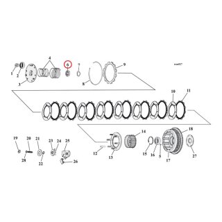 NUT, CLUTCH HUB