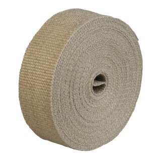 Thermo-Tec, exhaust insulating wrap. 1" wide. Light brown