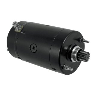Hitachi Style Anlasser schwarz für Harley 74-88