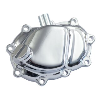 Getriebe Seitendeckel chrom für Harley FLH Shovelhead 70-84 4-Gang E-Start