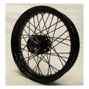 TTS SPOKE SET 16 INCH, BLACK CHROME