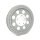 Reproduction OEM style wheel pulley 61T, 1-1/8" belt. Silver