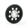 Reproduction OEM style wheel pulley 61T, 1-1/8" belt. Black