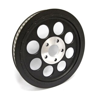 Reproduction OEM style wheel pulley 70T, 1-1/2" belt. Black