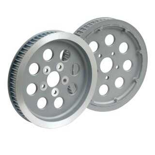 Reproduction OEM style wheel pulley 65T, 1-1/2" belt. Silver