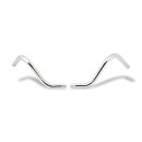 2-Piece Buckhorn style handlebar 1" chrome