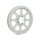 Reproduction OEM style wheel pulley 70T, 1-1/8" belt. Silver