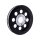 OEM Style Hinterrad Pulley schwarz 61 Zähne 1-1/8" für Harley Sportster 00-03