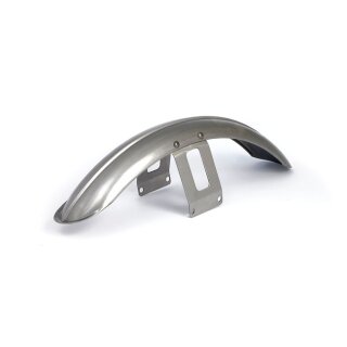 Stahl Front Schutzblech Fender gerippt für Harley Dyna Softail Wide Glide Gabel