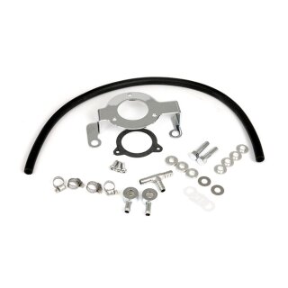 Luftfilter Adapter Halter Entlüfter Kit für Harley Davidson Big Twin 08-17 TBW