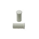 Driver Footpeg Rubber Set White