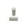 Driver Footpeg Rubber Set White