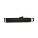 Rage universal muffler 17" long black with black end...