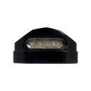 LED license plate light Hydro, black. ECE appr.