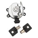 OEM Style Ersatz Zündschloss mit Abdeckung chrom für Harley Modelle 11-24