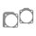 Cometic, cylinder base gasket set FR/RR. .020" fiber