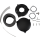 Dragtron Star air cleaner assembly. Black