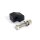 Custom headlamp mount block. Angled. Black