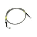 Goodridge brake line front, stainless clear coated