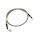 Goodridge brake line front, stainless clear coated