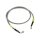 Goodridge brake line front, stainless clear coated