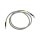 Goodridge brake line upper front, stainless clear coated