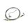 Goodridge brake line upper front, stainless clear coated