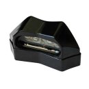 LED license plate light Lamar, black. ECE appr.