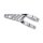 Fingers, Adj. headlamp bracket assembly long 35-37mm. Chrome