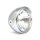 Cruiser 6-1/2" H4 headlamp. Side mount. Chrome