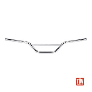 Biltwell handlebar moto bar 7/8" (22mm) chrome, TUV appr.