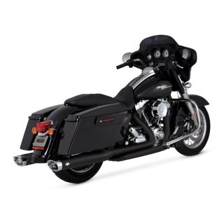 V&H, Dresser Duals crossover head pipes. Black