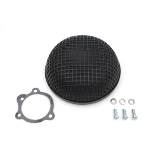 Breather style air cleaner assembly, round. Black