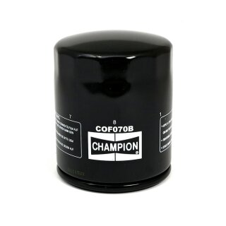Champion Ölfilter schwarz für Harley Dyna Softail Sportster 82-22