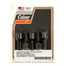 Colony, mount bolt set for brake drum. Oversized threads