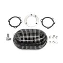 Breather Style Luftfilter chrom oval für Harley Modelle 88-22