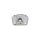 FXD, FXR, XL headlamp mounting bracket. Slotted-hole. Chrome