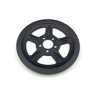Pulley Cover schwarz 68 Zähne für Harley Sportster 04-21