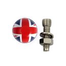 Trik Topz licence plate mounts UK flag