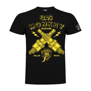 GMG T-SHIRT LIGHTNING PLUGS BLACK