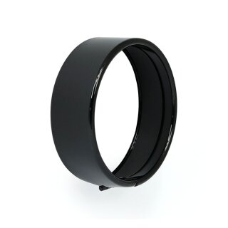 Recessed trim ring. 5-3/4" headlamp. Gloss black