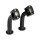 5 Zoll Pullback Riser Set schwarz für Harley FXR Dyna Softail Sportster