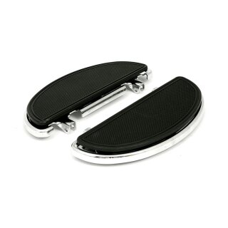 Early Style Trittbretter Oval mit Dämpfer für Harley FL Modelle 83-24