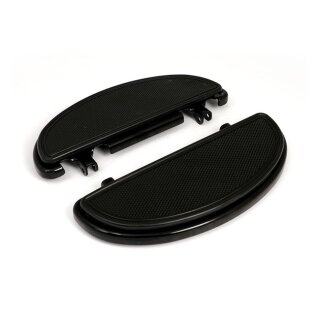 Trittbretter Oval early style floorboards with dampers für Harley 82-23